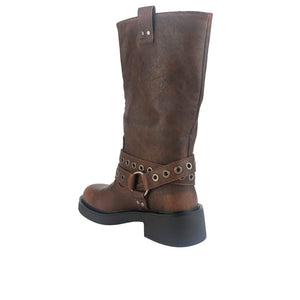 BOTA CHALADA 38-BIKER-6 CAMEL