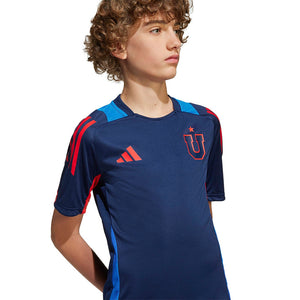 CAMISETA ENTRENAMIENTO UNIVERSIDAD DE CHILE JUVENIL 2025 JE4138