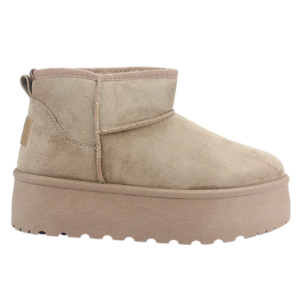 Botin Taupe Mujer Casual Chalada Pinguih