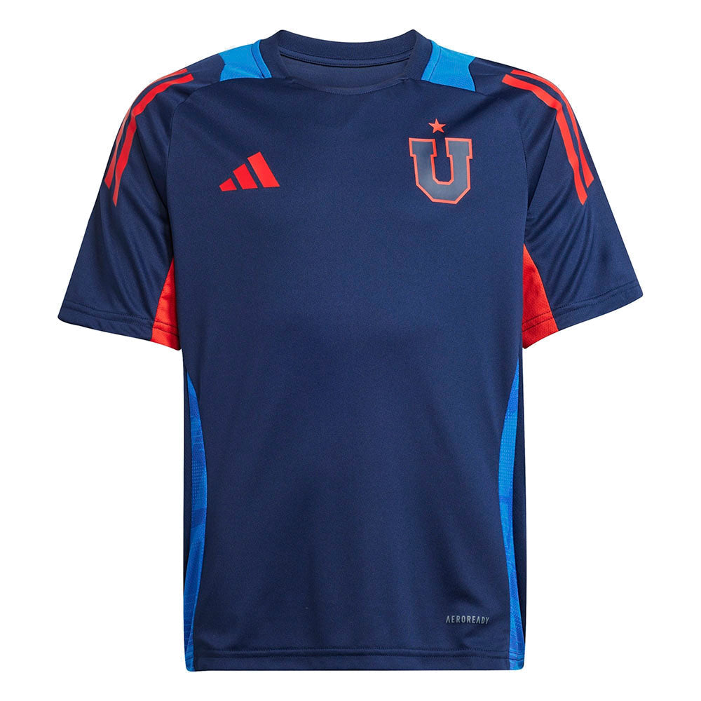 CAMISETA ENTRENAMIENTO UNIVERSIDAD DE CHILE JUVENIL 2025 JE4138