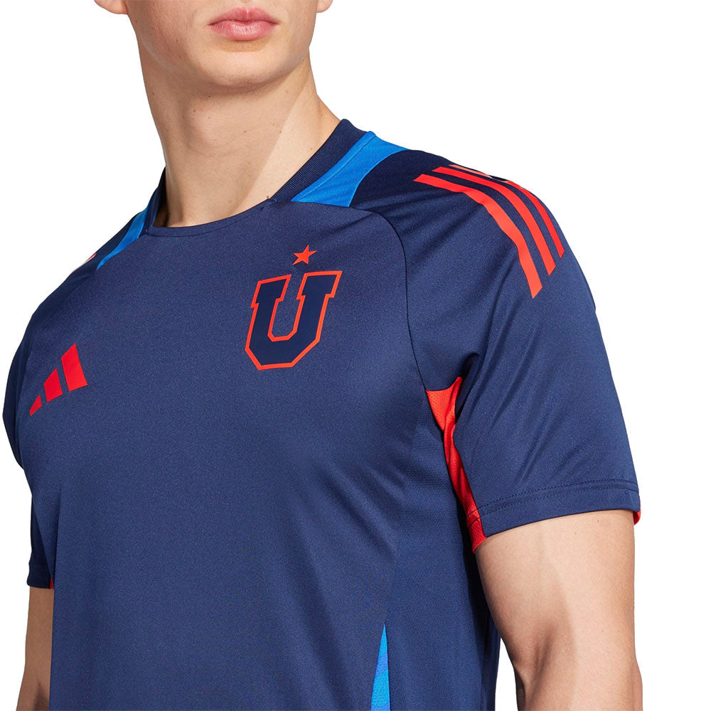 CAMISETA ENTRENAMINETO UNIVERSIDAD DE CHILE 2025  HOMBRE JE4145