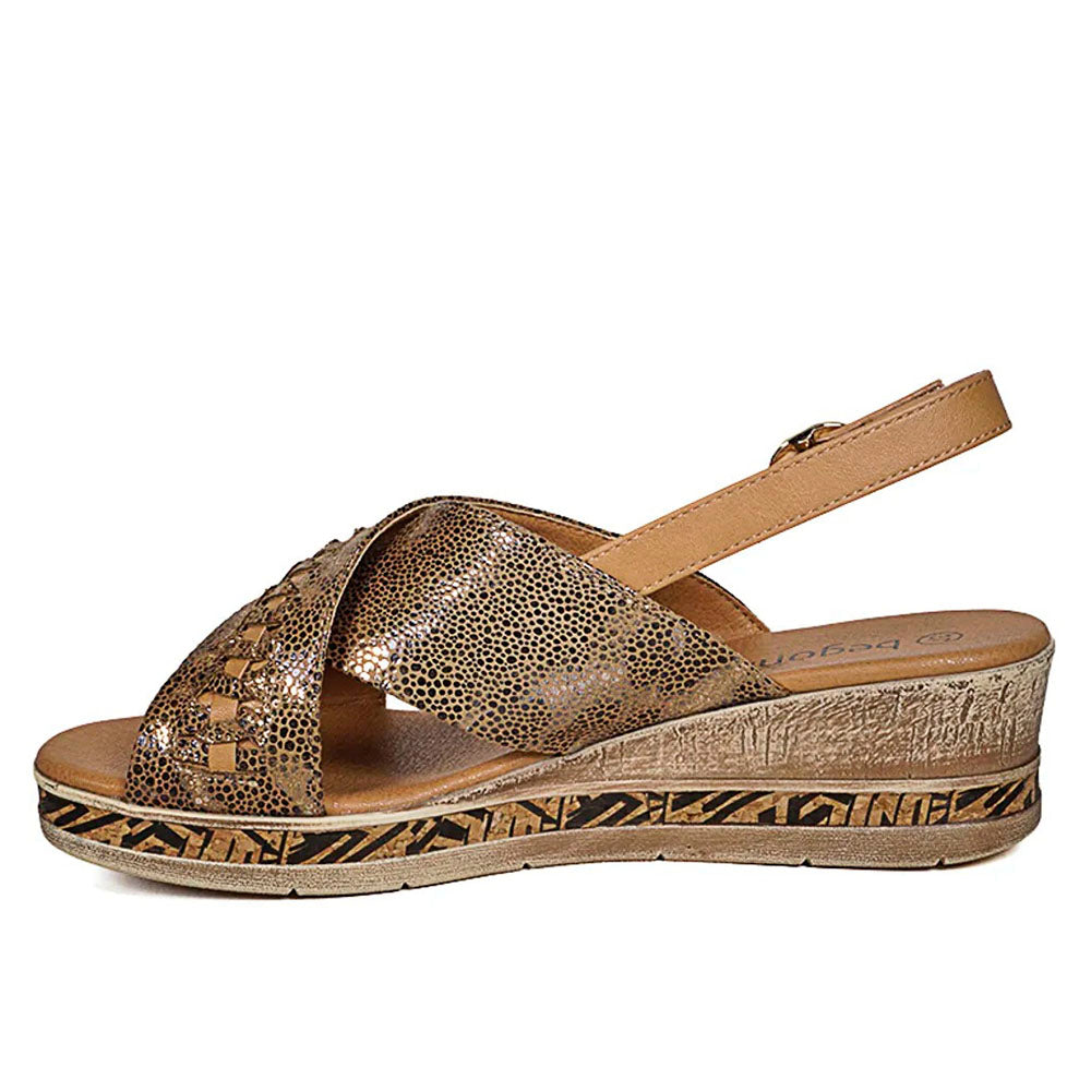 SANDALIA BEGOÑA RT-G109 BEIGE