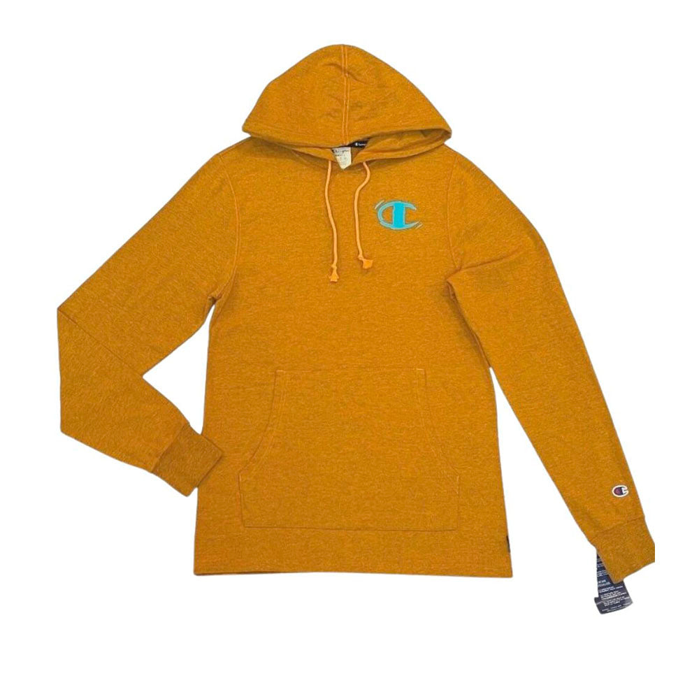 POLERON CHAMPION MIDDLEWEIGHT OVERDYE HOODIE S63315586EIA CAPRI ORANGE HEATHER