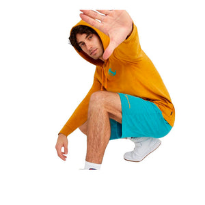 POLERON CHAMPION MIDDLEWEIGHT OVERDYE HOODIE S63315586EIA CAPRI ORANGE HEATHER