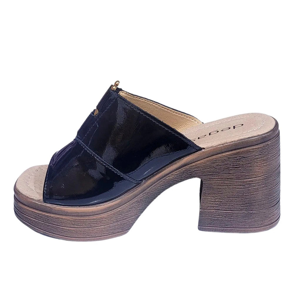 SANDALIA DEGAS TW-0122 BLACK PAT